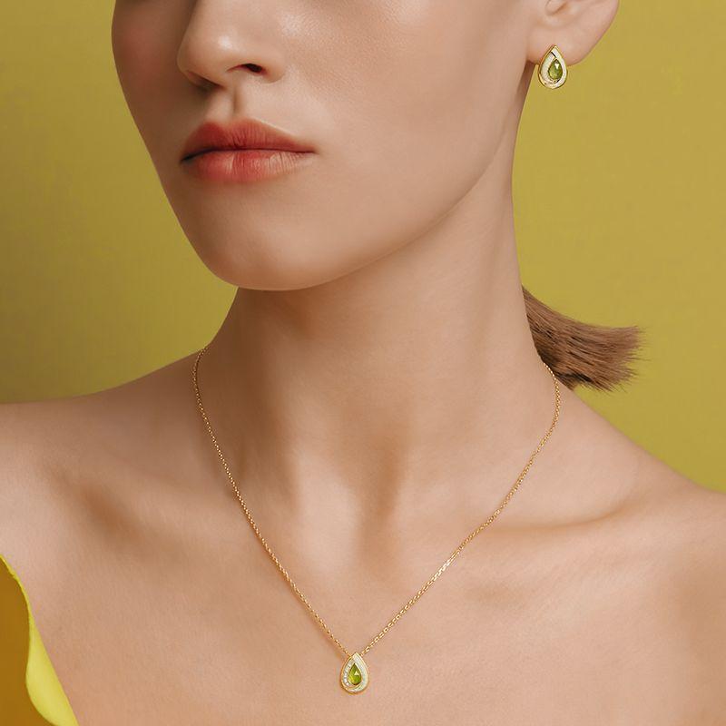 

Lola Rose Rolla Rose Подвеска-капля воды Женская цепочка на ключицу Новое поступление Мода Легкая роскошь Меньшинство Подарок на день рождения Powder shell-LR50301