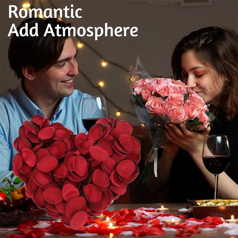 50/100/200Pcs 3.5cm Artificial Flowers Fabric Rose Petals Flower for Wedding Aisle Centerpieces Table Party Favors Home Decor