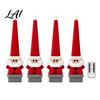 Modern Christmas Decorative Lamps Candle Light 3D Printed Santa Snowman Tree Light with Remote Unique Holiday Interior Lighting Control LED