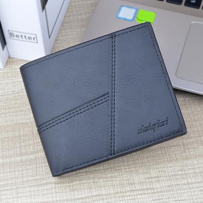 Men Classic Short Wallets Fashion Vintage Design Purse Card Holder for Man Business Money Bags
