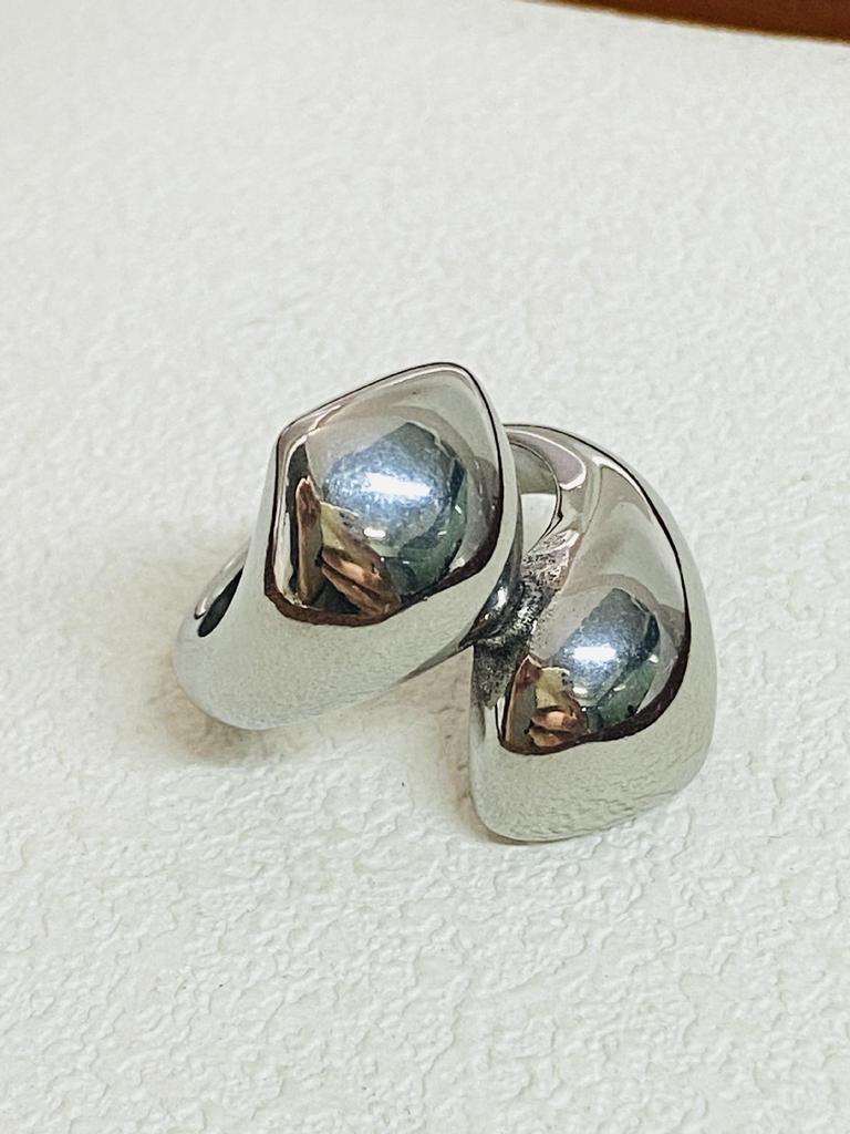 Europäischer & Amerikanischer Stil 18K Edelstahl Tropfglasur Ringe – Unregelmäßig, Kreativ, Nicht verblassender Schmuck.