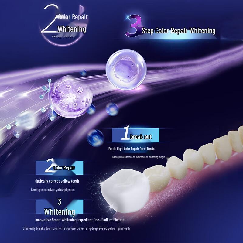 Baixi Purple Bulb Whitening Toothpaste