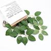30/60PCS Artificial Plants Large Leaf Roses Leaves Festival Decor Cheap Home Wedding Bride Wrist Accessories Decorative Flowers