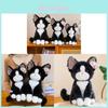 Super Cute Cat Cartoon Plush Doll With Pp Cotton Filling For Birthday Gift And Collection