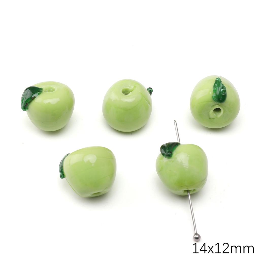 Glass Beads Fruit Charm For DIY Necklace Bracelet Earrings Jewelry Making Craft Accessories