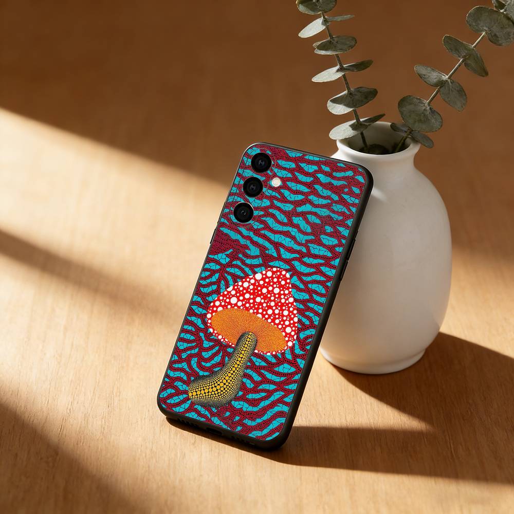 

yayoi kusama art Phone Case For Samsung Galaxy A91,80,73,72 ,71,53,52,32 ,31,22,21s,20,Soft Black Case Samsung a13 5g