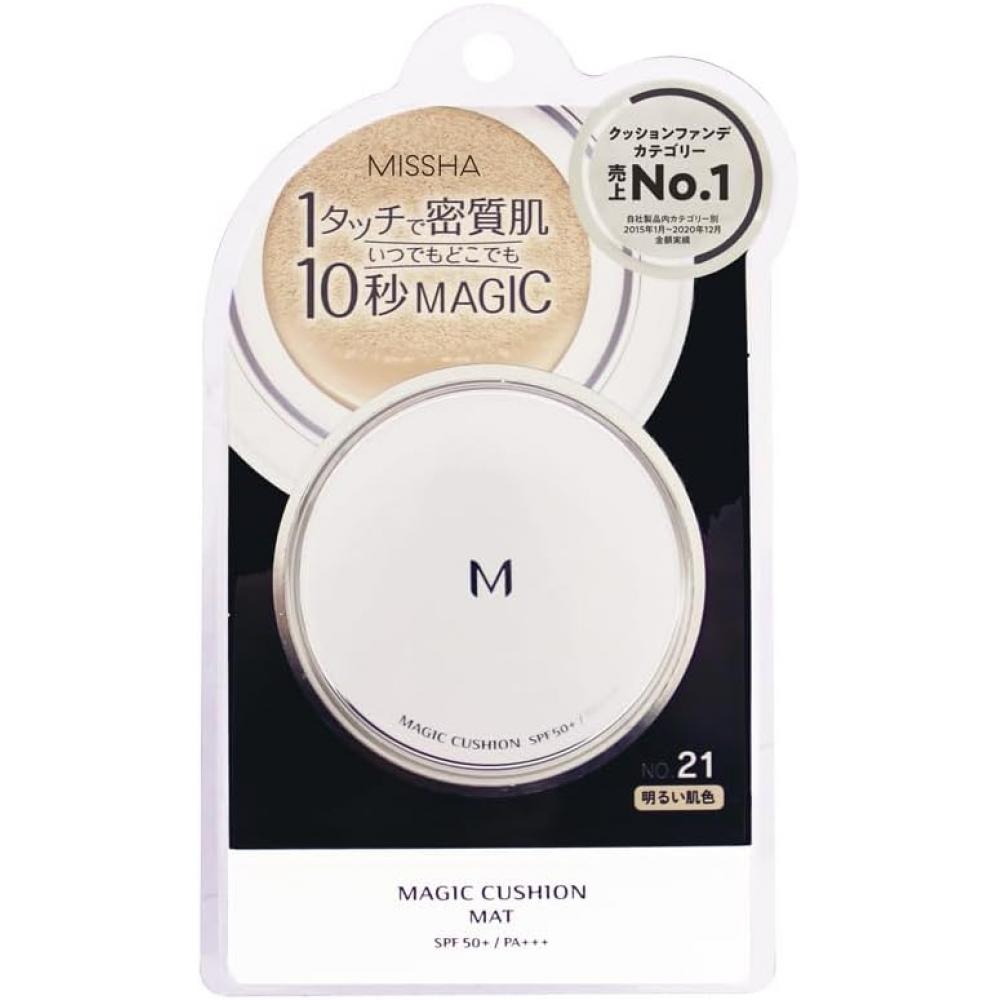Missha M Cushion Foundation  Matte  No.21  Light Skin  15g Matte No.21 Light Skin