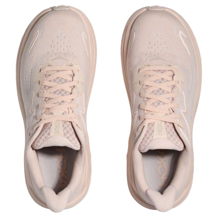 HOKA ONE ONE CLIFTON 10 Running Shoes Women's Beige Pink 1162031-BWDR