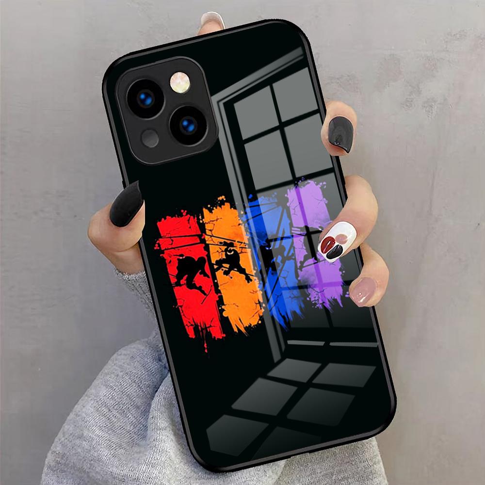 Anime Tortugas Ninjas Phone Case For IPhone 17 Pro Max 16 15 14 Pro Max 13 11 X Xs Xr 8 7Plus Glass Cover