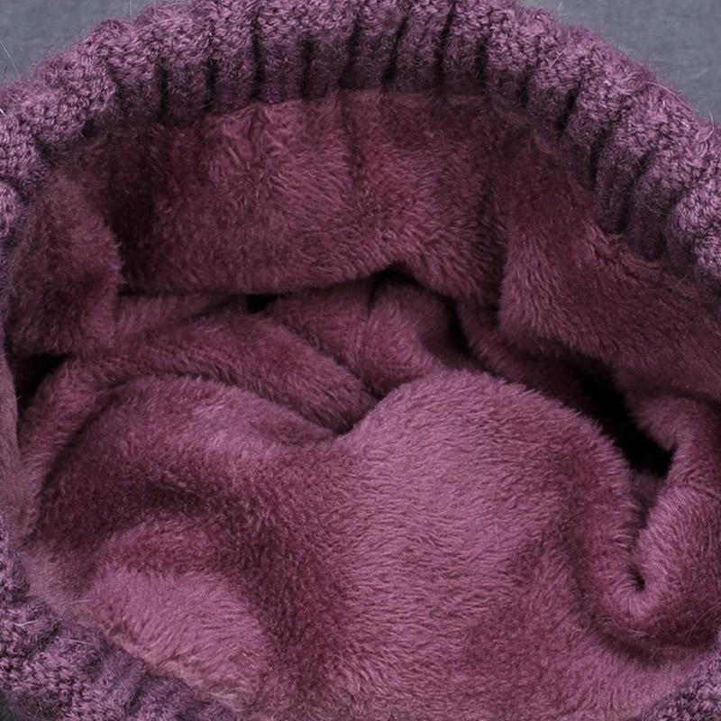 Thick Elderly Knitted Hat