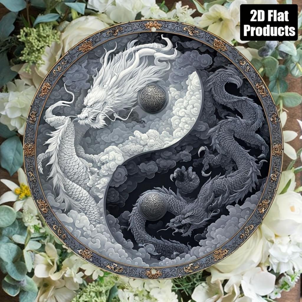 2D Flat Metal Wall Sign Decor