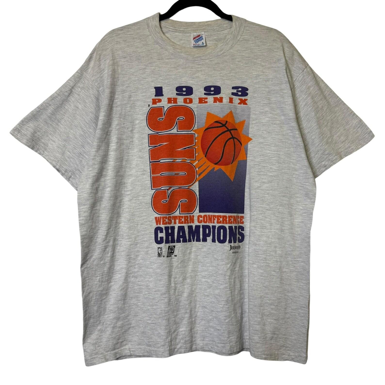 1993 Phoenix Suns NBA T shirt Sz L (B2171) 4XL
