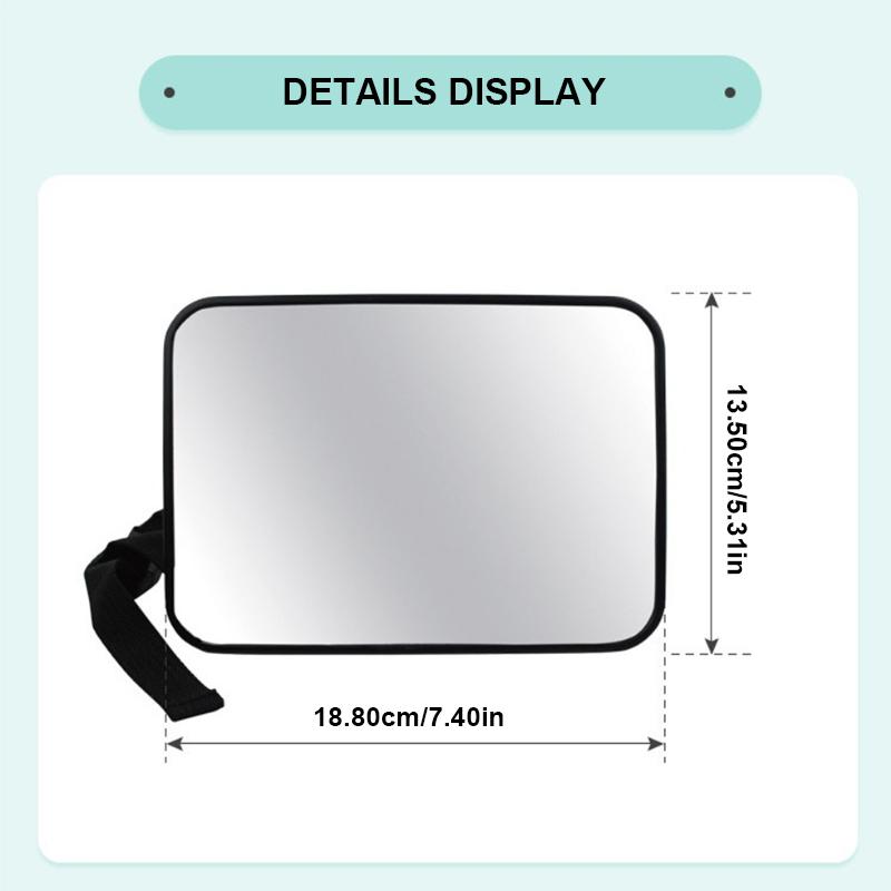 SEAMETAL Car Rear Seat Baby Mirror Adjustable Wide Angle Seat Safety Rearview Observation Mirror Car Baby/Child Interior Mirror Interior Mirrors6