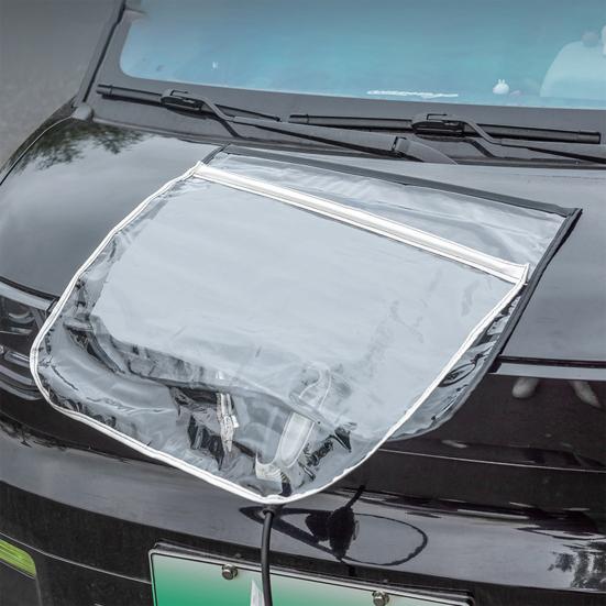 Wasserdichte Ladeanschlussabdeckung mit starker magnetischer Saugkraft, Universalgröße, regendicht, durchsichtig, Schutzhülle für das Außengehäuse für EV-Ladegeräte