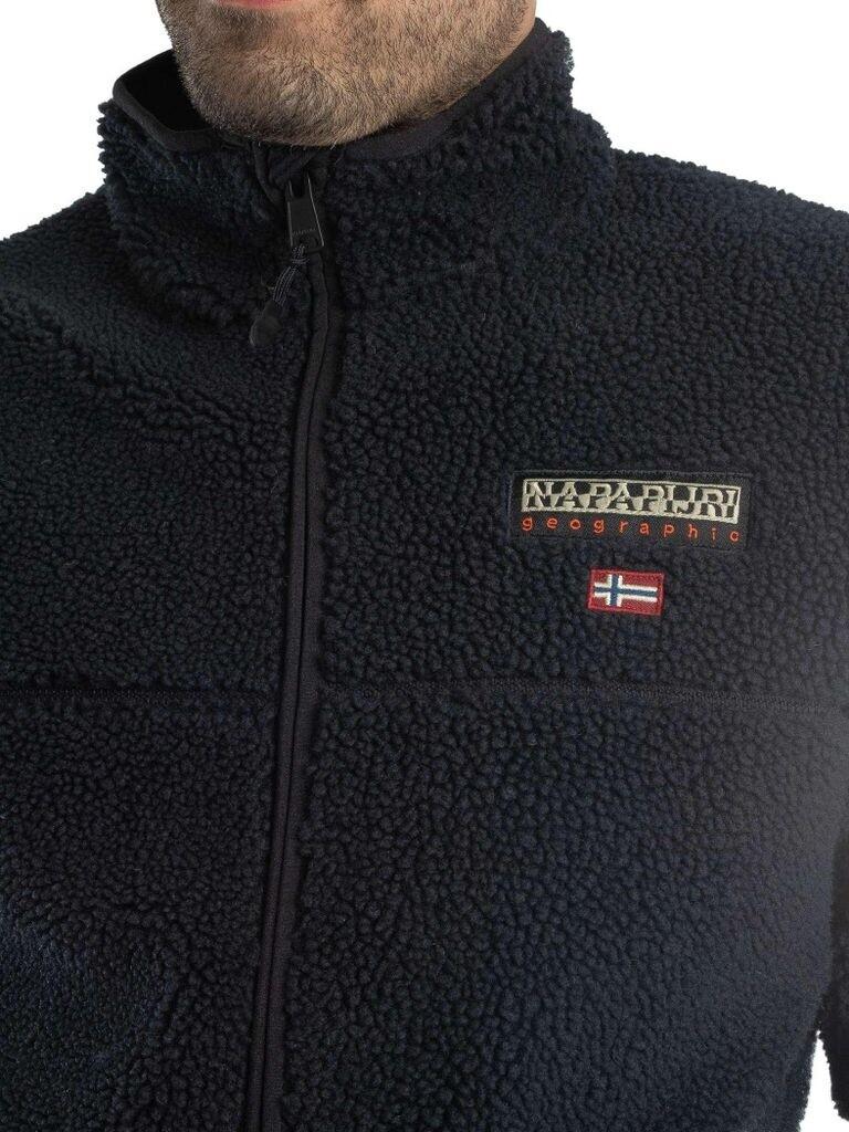 Winter Jacket Napapijri Fleece Jacket 'Tynik' Black