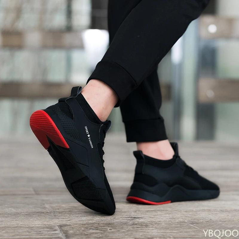 Trendy Plus Size Men'S Shoes New Breathable And Versatile Sports Men'S Lace Up Flat Casual Shoes Sneakers Zapatillas De Deporte