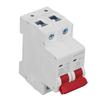 DC Miniatur-Leistungsschalter 2P Solar-PV-System 50A DIN-Schienenmontage DC1000V 6000A Segmentiertes Schaltvermögen DZ47 63Z C50