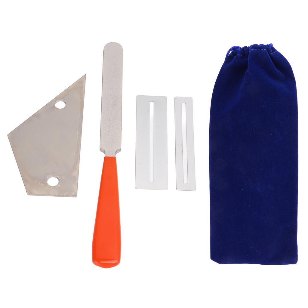 Guitar Repairing Tool Set with Storage Bag File Guitar String Action Gauge Fingerboard Guard Protector