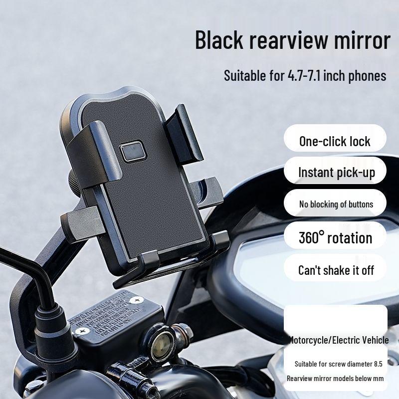 Anti-Vibration Bicycle Mobile Phone Holder for Mountain and Road Bikes