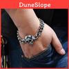 Titanium Stalen Schedel Herenarmband Met Vintage Stijl Voor Modieuze Mannen