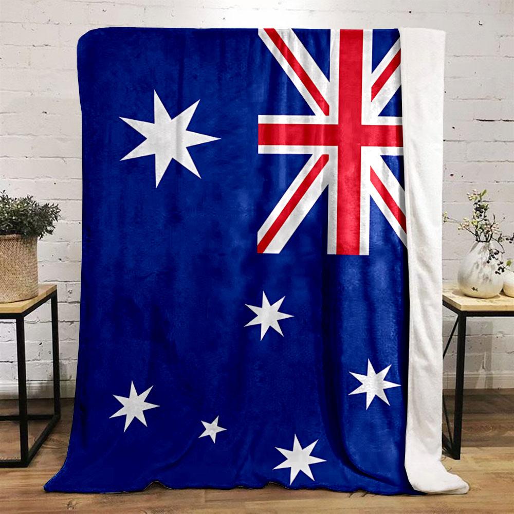 Australian National Flag Design for all seasons blanket lunch break throw gift