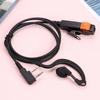 PU Wired Walkie Talkie Headset Earphones K-Plug Earpiece Headset Dual PTT G Type with Microphone for Kenwood Baofeng 888S TYT