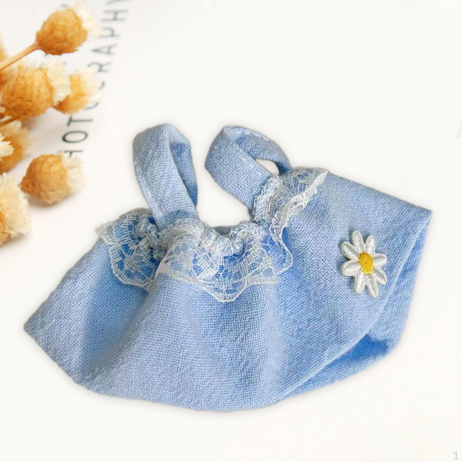 

6 inch Doll Clothes Cute Suit Skirt for Pendant синий