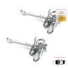 BDP727-1 2 Pieces Front Left AND Right Door Hinge Stop Check Strap Limiter for Vauxhall Opel Omega B 1994-2003 Cadillac Catera 1997-2001 5160232