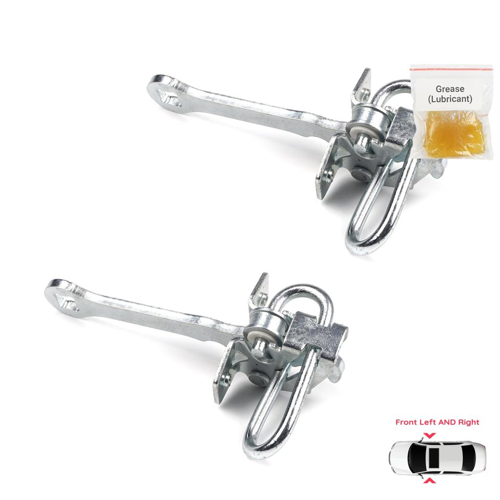 BDP727-1 2 Pieces Front Left AND Right Door Hinge Stop Check Strap Limiter for Vauxhall Opel Omega B 1994-2003 Cadillac Catera 1997-2001 5160232