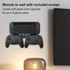 Wall Mount with 8 Game Card Holders and Controller Hooks Metal Wall Bracket Console Holder Stand for Nintendo Switch2