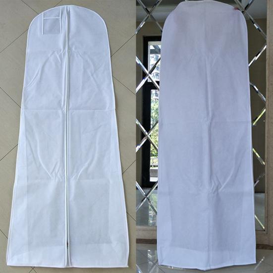 Garment Bag Breathable White Cover Dress Dust Wedding Dress Dust Bag Home Wardrobe Storage Bags