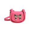 Mini Bow Flap Design Women Crossbody Bags Spring Summer Girls Pink Cute Lipstick Bag Fashion Versatile Lovely Purses