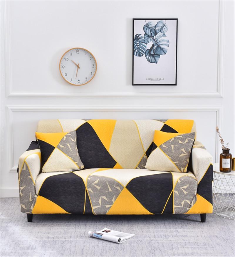 Geometric Sofa Slipcovers Elastic Sofa Covers for Living Room funda sofa Chair Couch Cover Sofa Towel Home Decor 1/2/3/4-seater