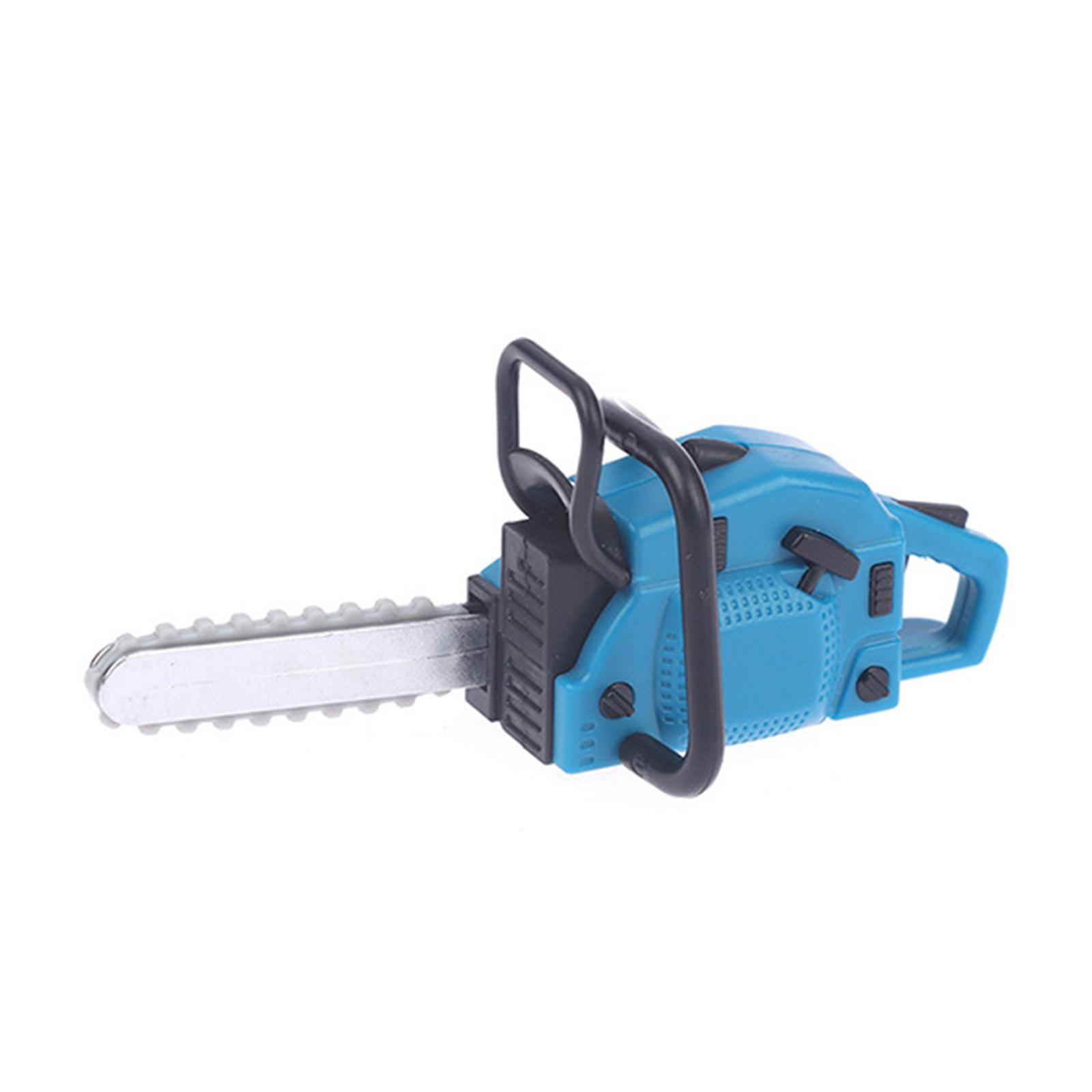 

Маленькая газонокосилка для кукольного сада, демонстрационная миниатюрная бензопила, мебель для кукольного домика 1/12, украшения для кукольного домика 3