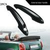 Gloss Black Carbon Fiber Car Door Handle Cover For BMW MINI Cooper S R50 R52 R53 R55 R56 R57 R58 R59 R61 Car Handle