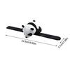 Motorcycle Handlebar Ornaments Stuffed Plush Animal Cute Panda Pendant For Bike Bicycle Motorcycle Handle Decoration Ornaments