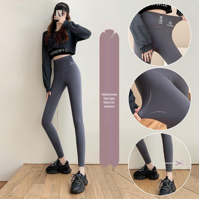 Women's Tummy Control Black Summer Yoga Pants, New Style, Wearable Outdoors, 2025 Edition