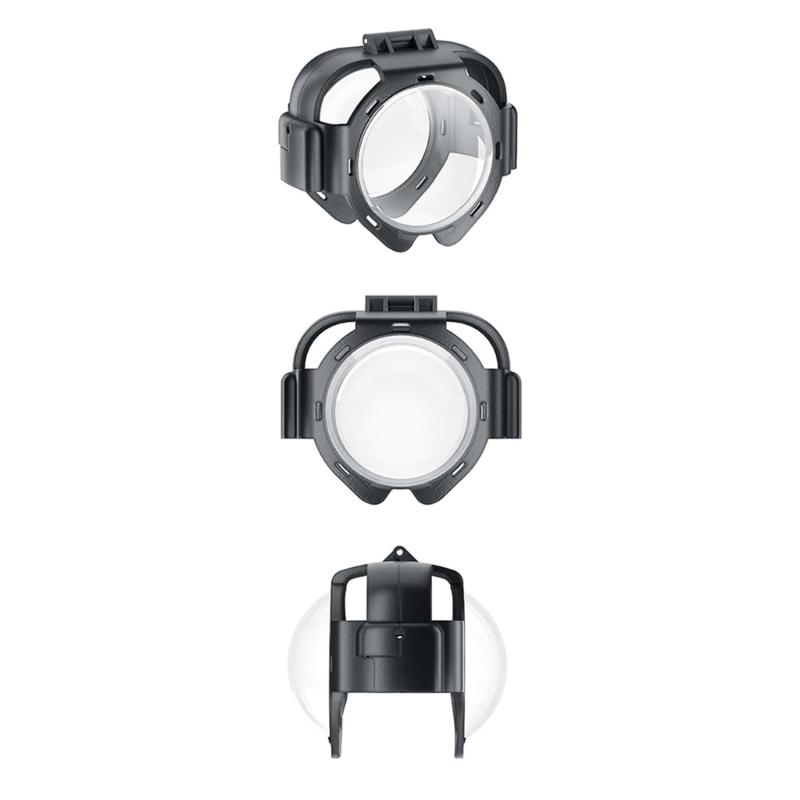 AntiFog Ventilated Lens Protectors for X5 Camera Tempereds Glass Cover With Secure Snap On