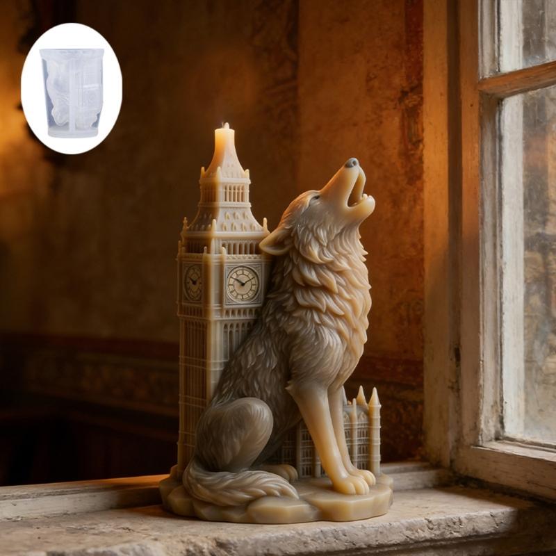 Artistic Animal And Landmark Themed Silicone Candlewax Mould For Crafting Decorative Candle And Soaps