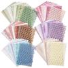 Set Assortito Carta per Scrapbooking e Tessuto a Rete Decorativo - 90 Fogli - Confezione da 6 Pezzi Carta Speciale Mista per Scrapbooking