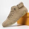 Fashion Men's Nude Boots Fashionable Stitching Lightweight Comfortable Soft Upper for Daily Wear Casual Street Style Walking Men Shoes