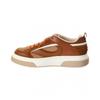 Salvatore Ferragamo Ferragamo Cassina Leather   Mesh Sneaker Brown