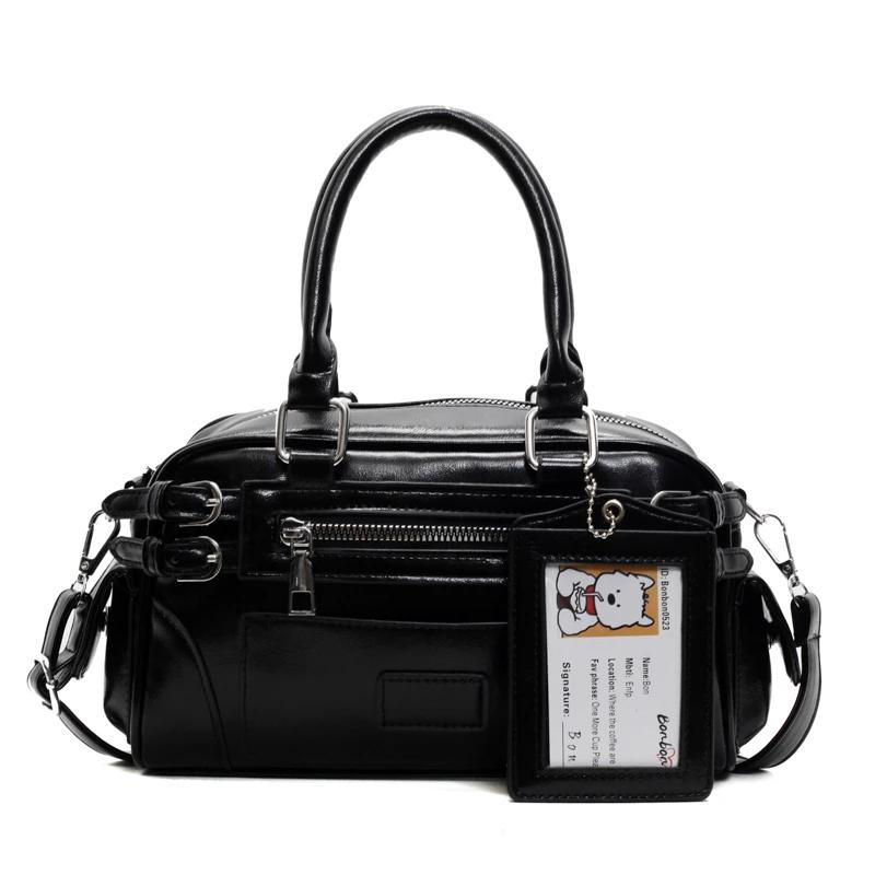 

Glossy PU Solid Zipper Sqeare sweet Shoulder Bags 2026 New Stylish Design Crossbody Bags Hot Trendy Designer Handbags for Women чёрный