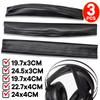 3-1PCS Universal Comfortable Headphone Headband Cover Soft Replacement Headset Pads Premium PU Leather Head Beam Protective Case