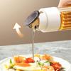 Automatic Oil Dispenser500ML Transparent Glass Storage Bottle for Oil - Leak-Proof Oil Storage Tool for Vinegar Soy Sauce