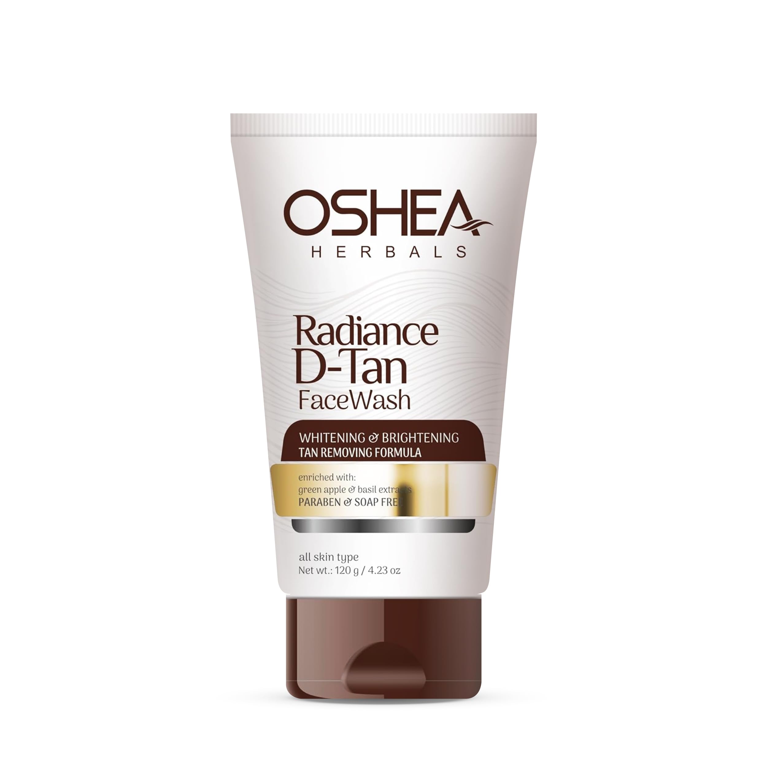 Oshea Herbals Radiance DTan Face Wash for Women & Men | Deep Cleansing with Tan Removal Formula | Reduces Dullness & Controls Sebum | Enriched with