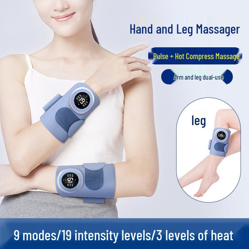 

Smart EMS Arm Heating Massager: Electrical Therapy Device for Lazy People & Beautiful Arms Blue without remote