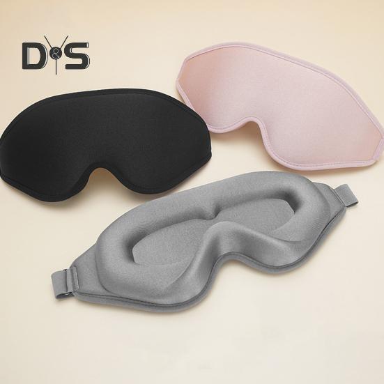 3D Sleep Cover Memory Foam Eye Masque Eyeshade Blindfold Sleeping Aid Eye Cover Soft Breathable Eye Cover for Travel
