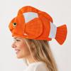 Creative Cartoon Fish Hat Funny Halloween Headgear Party Supplies Fish Head Cover  Carnivals