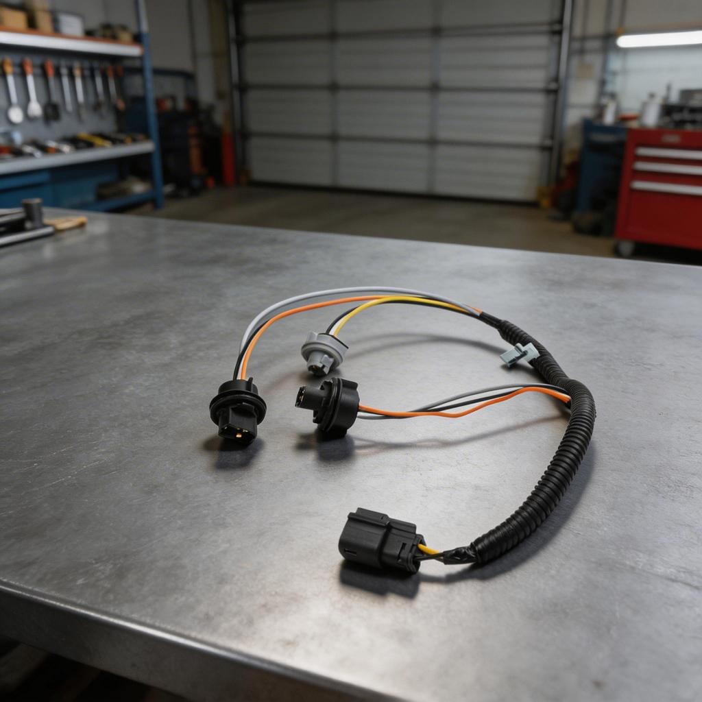 1 Piece Tail Light Wiring Harness Compatible With OEM